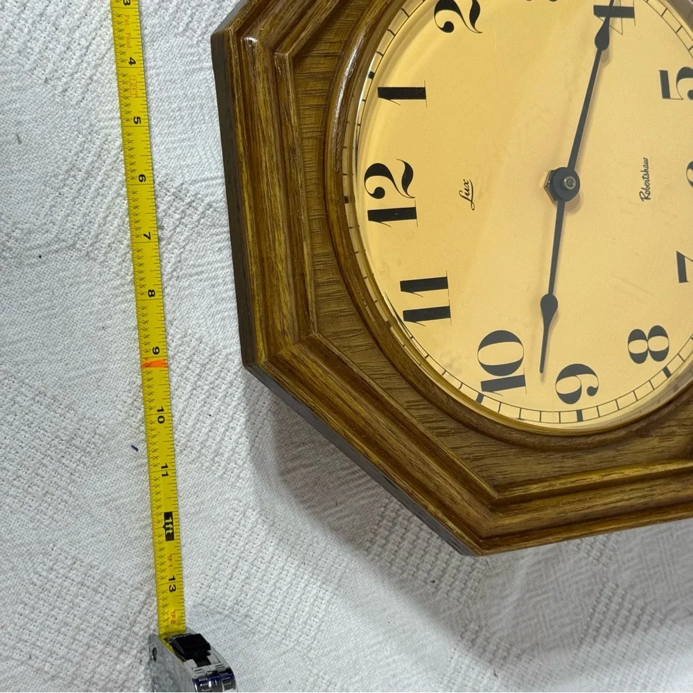 Vtg Bald Eagle Electric Robert Shaw Lux Pendulum Wall Clock Works 1950s-60s‎ USA